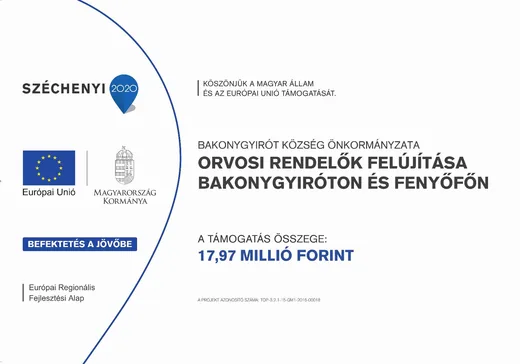 'Orvosi rendelők felújítása Bakonygyiróton és Fenyőfőn' cikk borítóképe