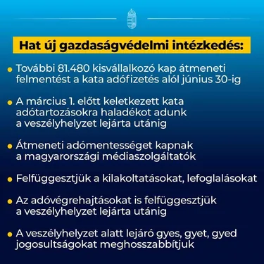 Tájékoztatók: